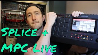 Using MPC Live 2 with Splice Sounds  How To Make A Beat With MPC Live amp Splice [upl. by Base]