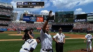 Iconic Jeter homers for his 3000th hit in 2011 [upl. by Shalne623]