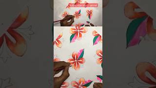 Mosthara painting ❤️😍 trending mosthara drawing art diy flowers easy design [upl. by Lednor624]