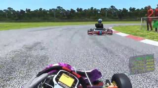 rFactor 2 VR 125cc shifter kart fun [upl. by Sitnerp65]