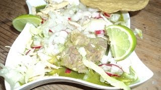 Receta de PozolePozole Verde de Puercolasdeliciasdelupita [upl. by Roddie]