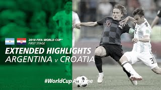 Argentina 03 Croatia  Extended Highlights  2018 FIFA World Cup [upl. by Nichol300]