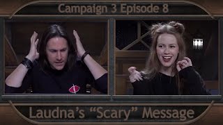 Critical Role Clip  Laudnas quotScaryquot Message  Campaign 3 Episode 8 [upl. by Sinnelg602]