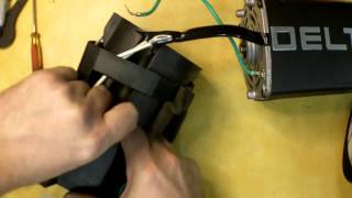 Part 4 of 9 Delta 22540 Planer Disassembly Assembly and Adjustments [upl. by Ailadi199]