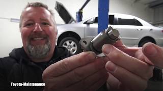 Toyota timing chain tensioner replacement [upl. by Allebasi]