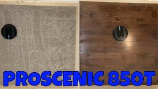 Proscenic 850T Robot Vacuum  Carpet amp Hard Floor Performance  Review [upl. by Cleveland952]