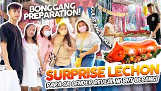 ULTIMATE LECHON SURPRISE PARA SA GENDER REVEAL NI BNT BEBANG KOMPLETO ANG BNT [upl. by Inilam]