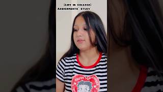 Life in collegeAssignments shorts viralvideo collegedayinmylife college life vlog college [upl. by Odrautse]