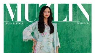 Sana Safinaz Muzlin Spring Lawn Collection 2024 [upl. by Azaleah]