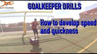 Goalkeeper Drills HOW TO DEVELOP SPEED AND QUICKNESS [upl. by Nayve]