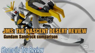 JMS NASCENT DESERT REVIEW COMPARISON WITH BANDAI SANDROCK [upl. by Herbert]