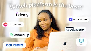 TOP 3 TECH LEARNING PLATFORMS  Review of Udacity Udemy Datacamp Coursera Pluralsight Educative [upl. by Other773]