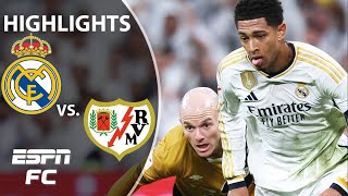 Real Madrid vs Rayo Vallecano  LALIGA Highlights  ESPN FC [upl. by Aibos]