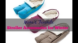 Stroller Accessories for Winter Favorite Liners and Foot Muffs [upl. by Jaynell]