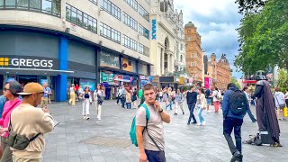 Walking Tour of LEICESTER SQUARE in Central London  Summer in the UK  4K HDR [upl. by Lednic]