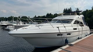 1997 Sealine F410 Statesman £129995 Inside the spaceship [upl. by Alliuqaj]