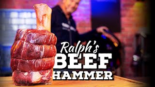 BEEF HAMMER op de BBQ Mijn favoriete recept [upl. by Eissed]