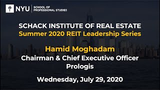 Hamid Moghadam Chairman and CEO Prologis Summer 2020 REIT Leadership Series [upl. by Oiziruam]