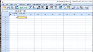 V72  Compute pvalue for Fvalue in SPSS [upl. by Aseiram535]