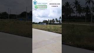 Plots near Hennur Main Road Shorts villaplots realestate [upl. by Schlessinger]