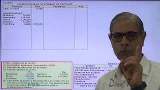 Corporate Accounting Liquidation of Companies Lecture 7 [upl. by Nilek]