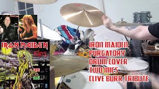 Iron Maiden  Purgatory DRUM COVER [upl. by Giorgia771]