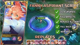 2024 Fanny Aspirant Skin Script  Full Voicelines  2024 Update  No Password  Full Effects  MLBB [upl. by Malory]