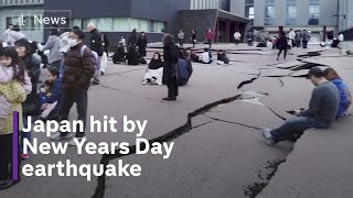 Japan earthquake triggers tsunami warning [upl. by Robb]