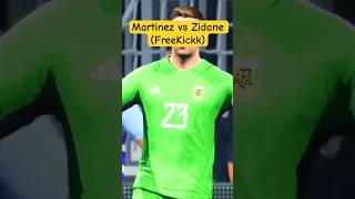 Zinadine ZIDANE vs EMILIANO MARTINEZ  FreeKick Challange freekick fc24ps5 shorts [upl. by Madel]