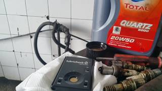 LubriCheck Now EchoTechOilCheck oil analysis on Total Quartz 5000 20W50 [upl. by Annaerb]