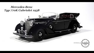 IXO Models 1\43 MercedesBenz Typ 770K Cabriolet 1938 [upl. by Johnathan]