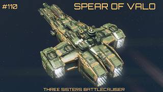 Starfield  SPEAR OF VALO Class C Battlecruiser starfieldships starfieldgame starfield [upl. by Arabrab]