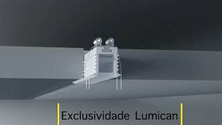 Lumican Perfil LED Flexível Silicone para Embutir em Teto Gesso Alvenaria Parede e Madeira [upl. by Vyse]