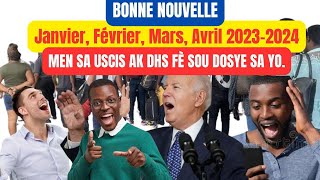 USCIS FÈ MOUN JANVIER FÉVRIER MARS AVRIL 20232024 YO KONTAN [upl. by Salinas618]