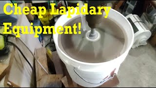 Cheap Lapidary Equipment How to cut tumble amp polish rocks inexpensively lapidary thefinders [upl. by Munt]