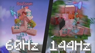 60hz vs 144hz  Ranked Skywars [upl. by Charissa]