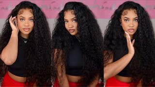 MY NEW FAV SUMMER HAIR 36 INCH EASY LOW MAINTENANCE WATER WAVE WIG INSTALL ft Asteria Hair [upl. by Noll]