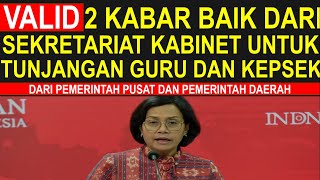 2 kabar baik dari pemerintah pusat dan Pemda untuk guru dan kepsek sertifikasi dan non sertifikasi [upl. by Ibocaj]