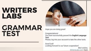 Writers labs Grammar testHow to Pass Writerslab test [upl. by Schreiber979]