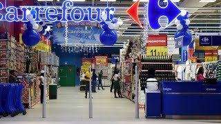 Linquiétude des salariés de Carrefour à ChâteauThierry dans lAisne [upl. by Flavio628]