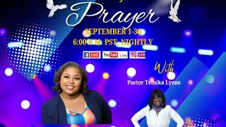 30 day Prayer Revival Movement featuring Pastor Temika Lyons  Day 11 of 30 [upl. by Alyehs]