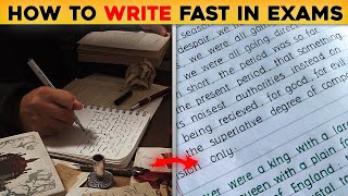 How to Write Faster Improve Your Handwriting Speed [upl. by Woodward250]