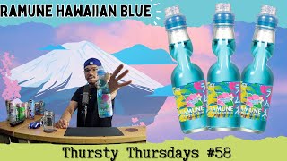 Ramune Hawaiian Blue Review  A Sip of Paradise  Thursty Thursdays 58 [upl. by Treulich10]