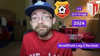 RSR6 CS Herediano 22 Real Estelí FC 2024 CONCACAF Central American Cup Semifinals Leg 2 Review [upl. by Aneris761]