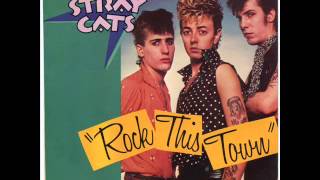 THE STRAY CATS  ROCK THIS TOWN  CANT HURRY LOVE [upl. by Vivien]