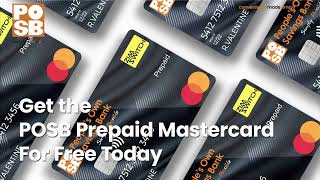 Get the POSB Prepaid Mastercard for FREE today [upl. by Demetre]