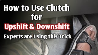 Clutch Control For Upshifting and Downshifting For Beginners  Every Driver Must Know This  Hindi [upl. by Bithia]