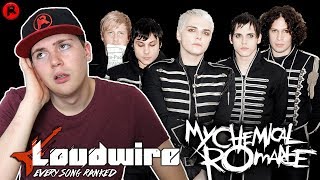 THEY RANKED EVERY MY CHEMICAL ROMANCE SONG REACTION [upl. by Eldreeda]