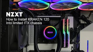 NZXT KRAKEN 120 ITX機殼安裝JONSBO C2範本 [upl. by Atteugram864]