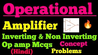 op amp inverting and non inverting op amp mcqs [upl. by Akilaz]